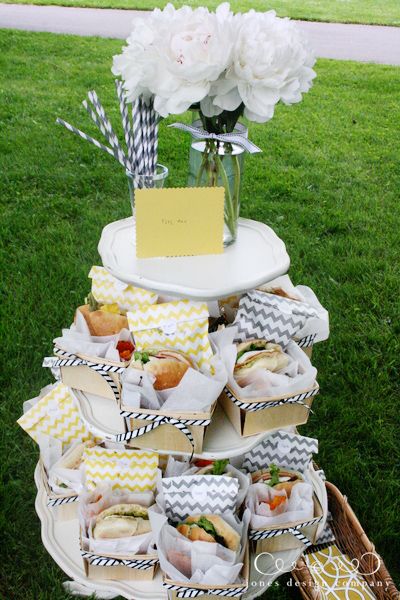 catering menu idea: picnic sandwiches