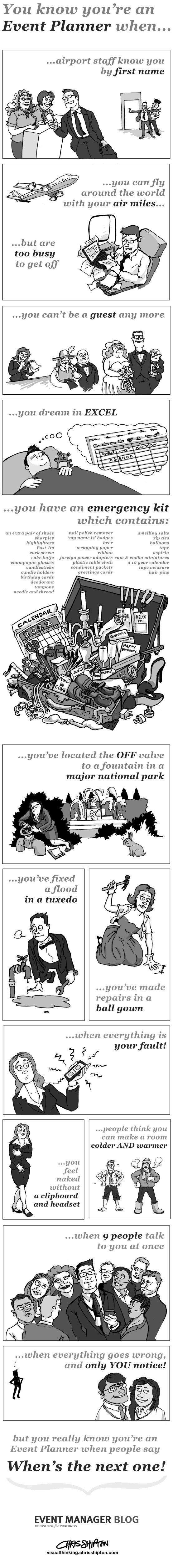 event planner infographic