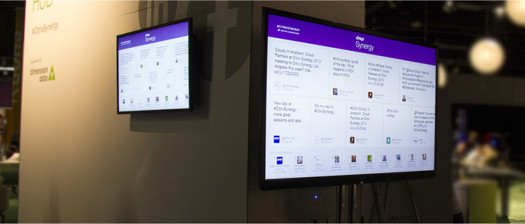 Example from Tweetwall