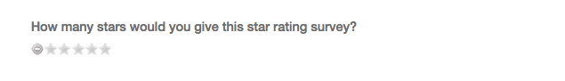 Star Rating Event Survey